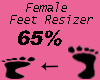 Feet Resizer Avatar 65%