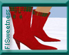 FLS Red Christmas Boots