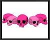 PINK halloween skulls