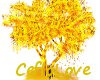 tree yellow with petal