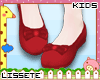 kids slippers red