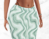 Teal Wave Skirt S