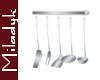 MLK White Utensil Rack