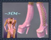 ~HM~Spicy Hot Boots Pink