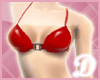 *D* PVC Bikini Red