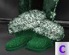 Green Snowflake Ugg Boot