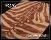 Copper Zebra Rug