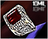 ! Iced Ruby Ring FP"