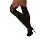 lace thiegh high boots