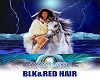 ~SPIRIT~IND/HAIR BLK&RED