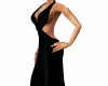 M Backless Black Gown