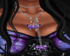 `A` Purple butterfly