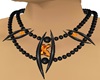 Animated Fire K Necklace