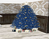 BLUE ANIMATED XMAS TREE