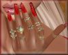 Carmen  red Ring + Nails