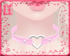 |H| Pink Heart Choker