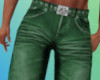 Green Cowboy Jeans