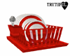 ~TRH~RED DISH RACK