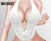 White Satin Scarf