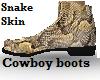 Cowboy boots snake skin