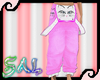 Pink Kitty Overalls