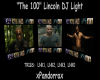The 100 Lincoln DJ Light