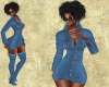 KAIA Denim Dress