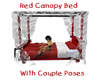 Red Canopy Bed