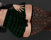 Green plaid skirt