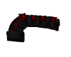Red Valentine Goth Couch