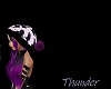 raven hat &purple blk