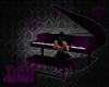 [M]Dark Wood Piano/Radio