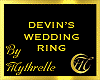 DEVIN'S WEDDING RING