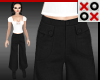 Black Gaucho Pants