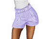 Purple Shorts with Belt