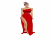 Red winter dress