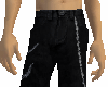 Black Chain Pants
