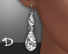 d| Diamond Drop earrings