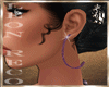 {L} Purple Earrings
