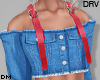 DM| Off Shoulder Denim