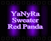 lYlSweater Red Panda