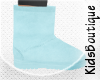 -Blue Low Boots
