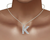 ML! Diamond K necklace