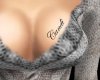 Candi breast tattoo