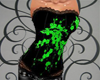 Black and Green Corset