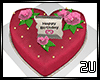 2u HEART Birthday Cake