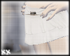 White Ruffel Mini Skirt