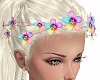 Rainbow  Hair Flowers