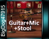 [BD]Guitar+Mic+Stool