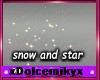 Snow and star animate